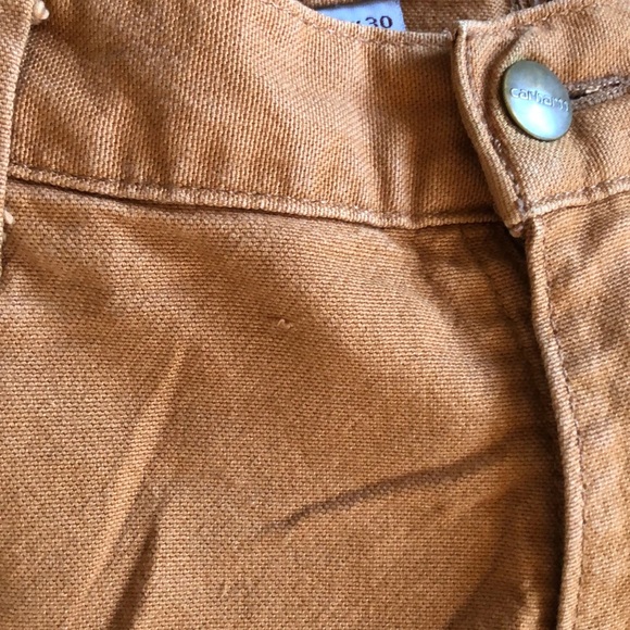 Carhartt Brown Men’s Utility Double-Front Work Pant - RELAXED FIT 30x30 - Picture 5 of 11